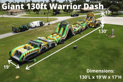 Giant20130ft20Warrior20Dash 565008056 Giant 130ft Warrior Dash Obstacle Course****