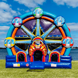 Spring Carnival, Booking with JupiterBounce, School-Approved Rentals, School Events, Inflatable Obstacle Courses in South Florida, Palm Beach County Public Schools, Martin County School District, Ferris Wheel Carnival for kids