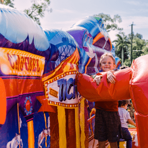 Spring Carnival, Booking with JupiterBounce, School-Approved Rentals, School Events, Inflatable Obstacle Courses in South Florida, Palm Beach County Public Schools, Martin County School District, Carnival Themed Inflatables for Kids