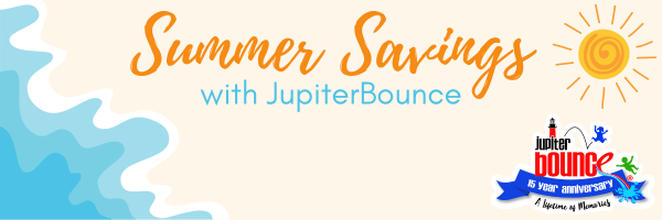 summer savings, summer events, JupiterBounce, JupiterBounce.Com, waterslides, summer in south florida, summer bash, summer parties, fourth of july, backyard bbq