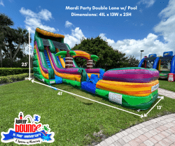 Mardi20Party20Dimensions 1717528758 NEW 25' Mardi Party Double Lane w/ Pool**⭐