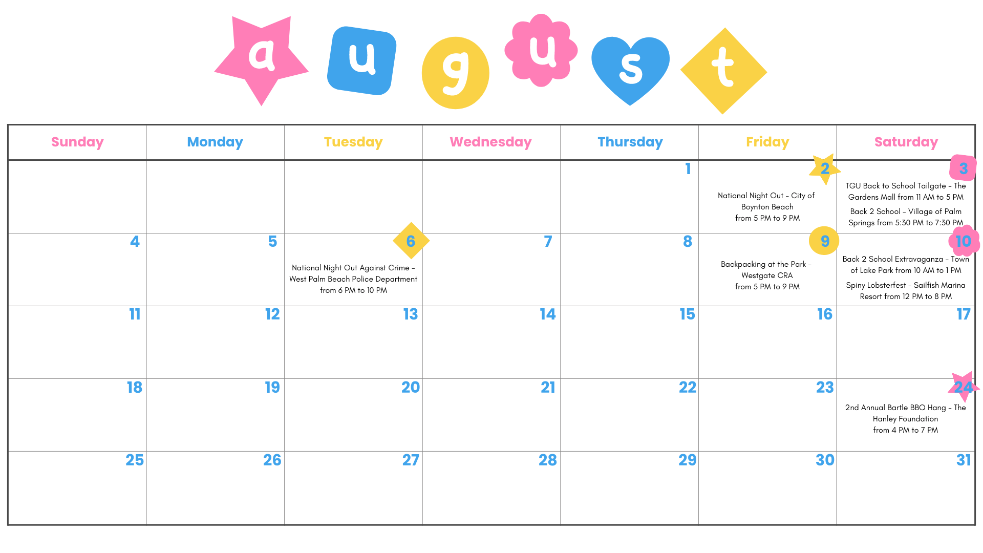 Family-Friendly August Events with JupiterBounce!