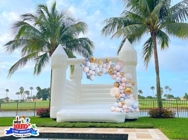 White Bounce Houses