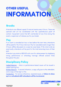 Pay Break Disciplinary1 Attendant Information