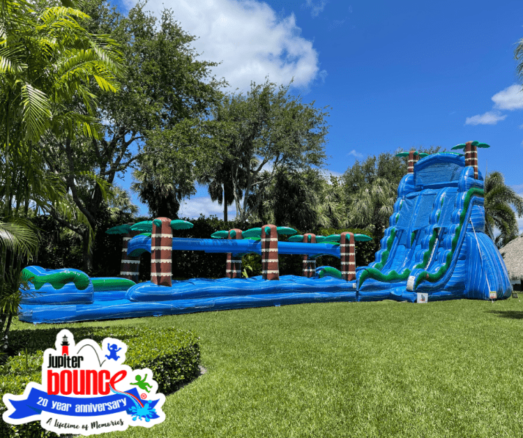 30' Paradise Falls Double Lane Slide** 30' Paradise Falls Double Lane Slide**