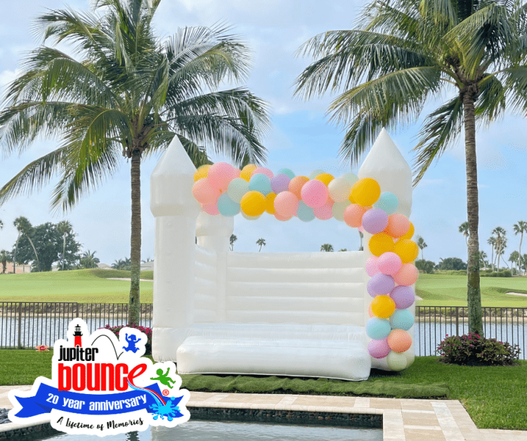 White Bounce Houses