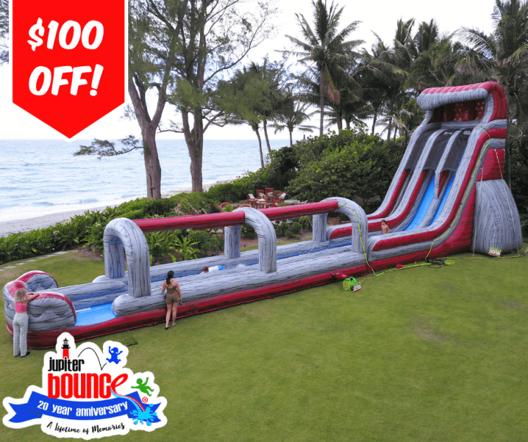 30' Captain Inferno Double Lane Slide**