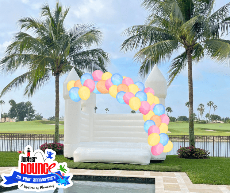 White Bounce Houses